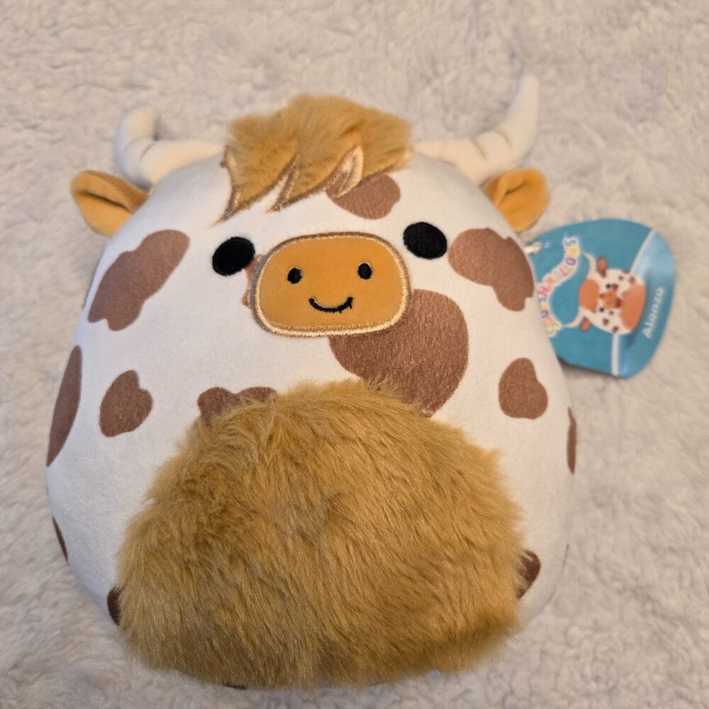 NWT SQUISHMALLOWS ALONSO the COW-NWT